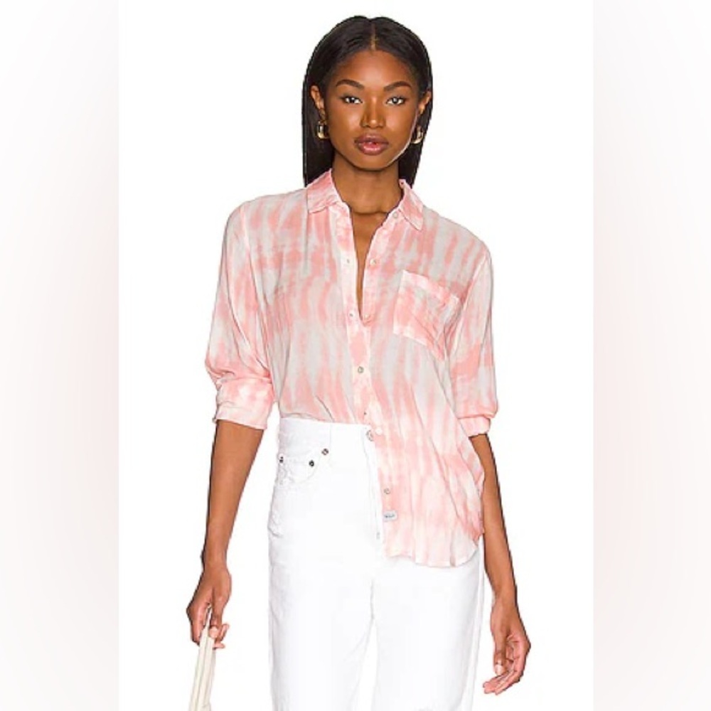 NWT $158 Revolve Rails Josephine Tie-Dye blouse XL
